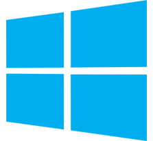 Four blue windows forming a grid on a white background, resembling the Fake64 Nintendo 64 emulator logo.