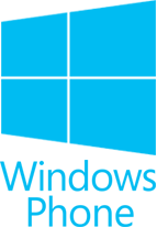 A blue square divided by a thin white horizontal line, creating two equal-sized blue rectangles.