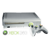 Xbox 360 video game console with wireless controller and free emulator.